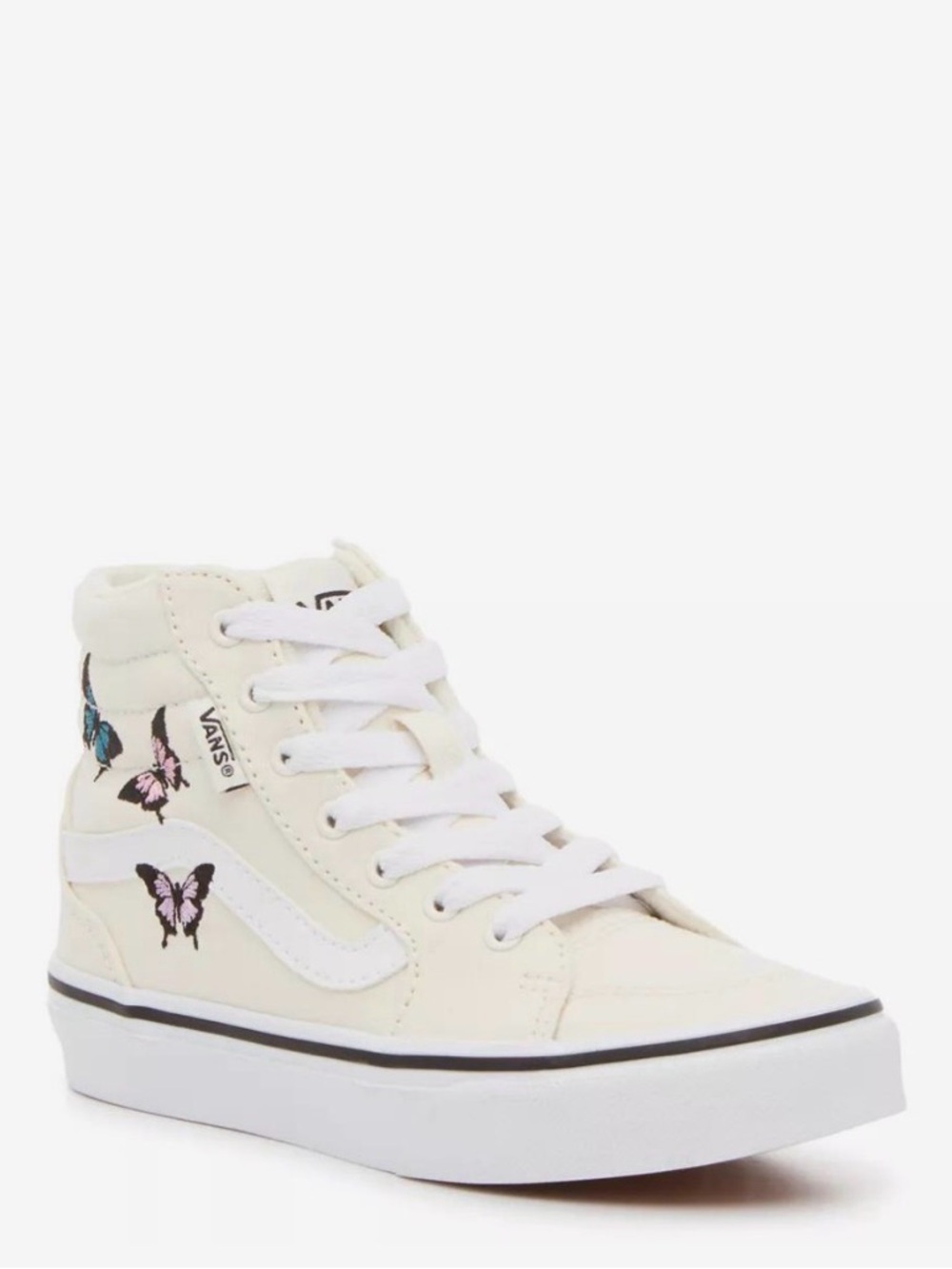 VANS Filmore Hi Embroidery Butterfly Mars High Top Sneakers Girls Size 13